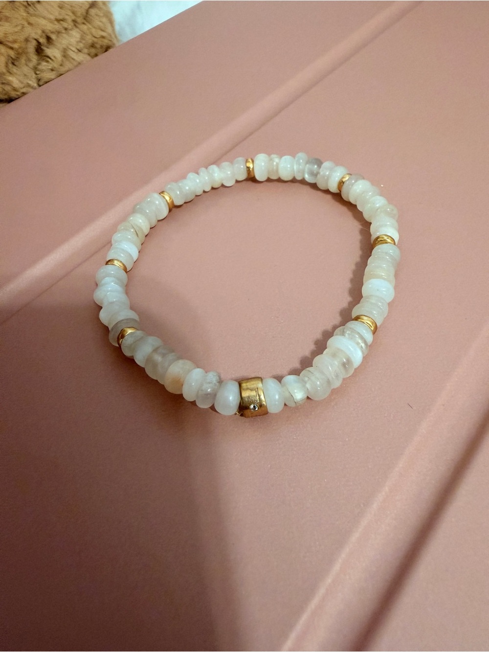 Karma & Luck White stone bracelet